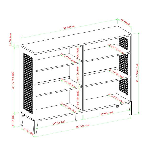 Holly Park Brown Bookshelf - Thumbnail - Image 5
