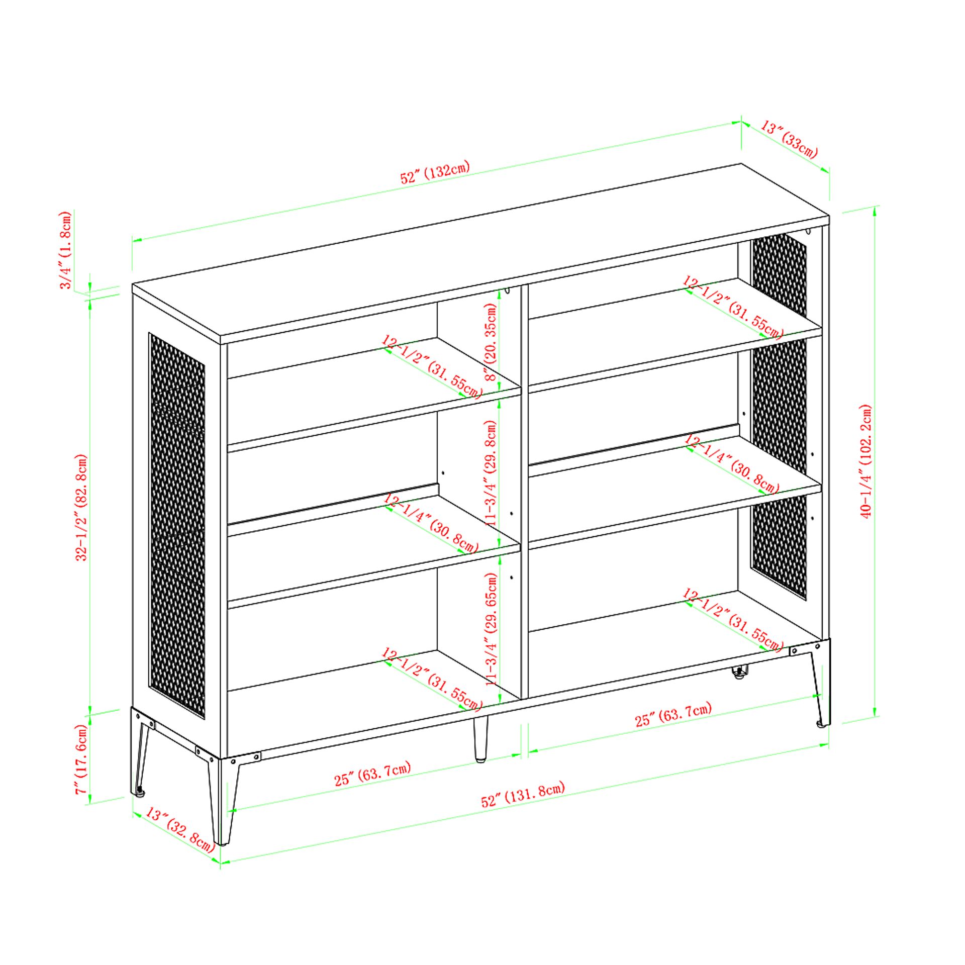 Holly Park Brown Bookshelf - Image 5