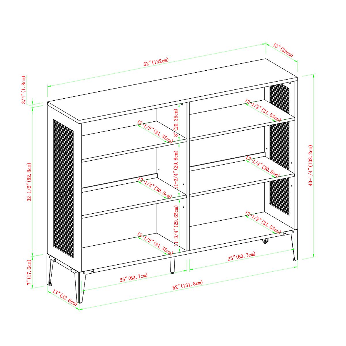 Holly Park Bookcase | Rooms to Go