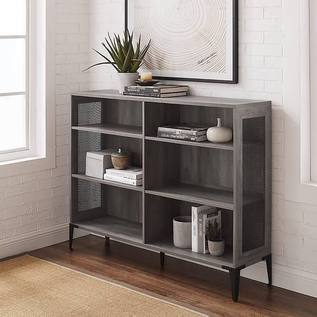 Holly Park Gray Bookshelf - Thumbnail - Image 4