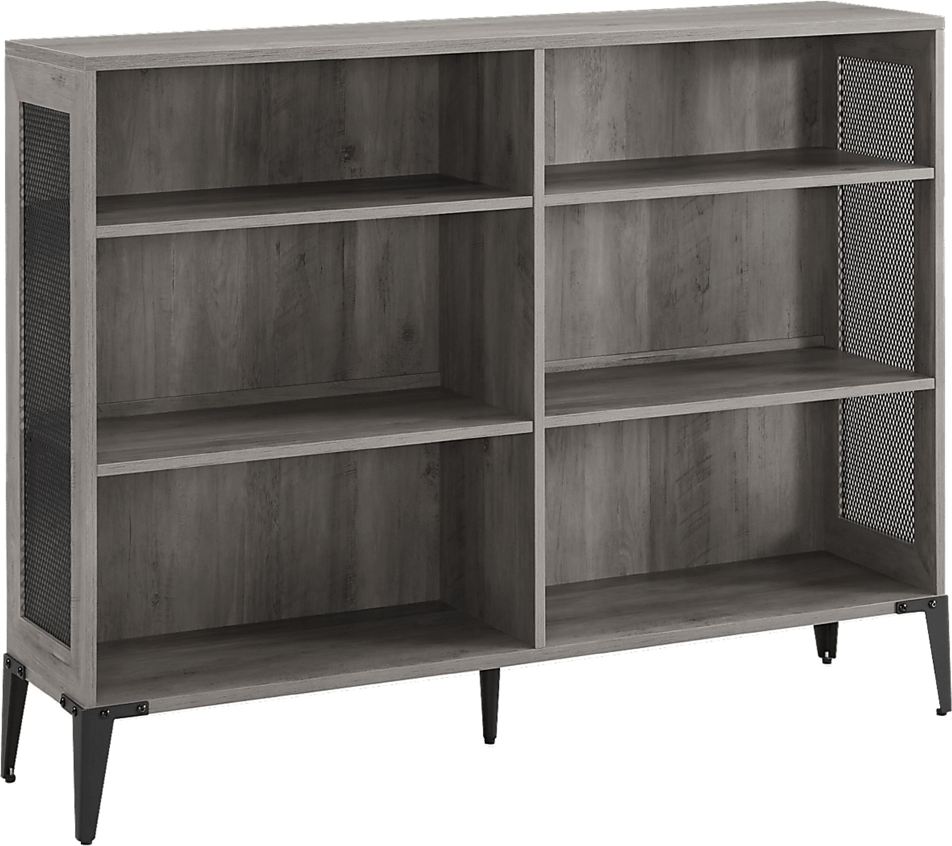 Holly Park Gray Bookshelf - Image 1