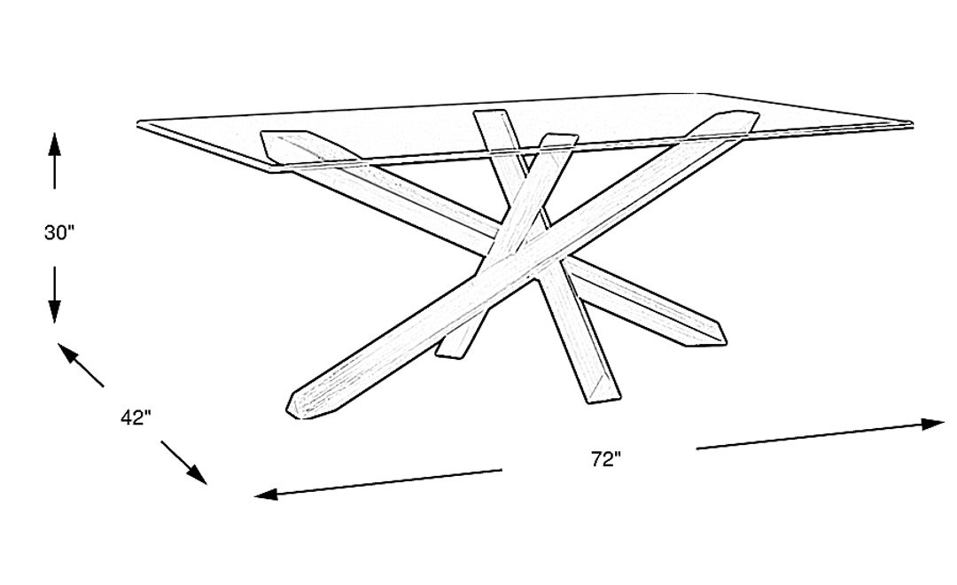 Hollybrooke Black Dining Table