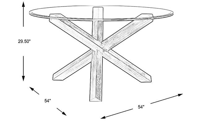 Dimension Image. Please refer to the Dimension Tab on this page for dimension details.