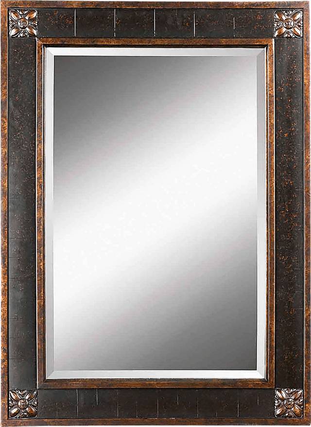 Hollyfern Brown Mirror - Thumbnail - Image 1
