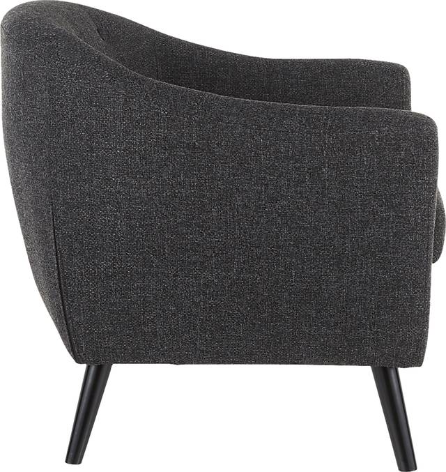 Hollylock Black Accent Chair - Thumbnail - Image 3