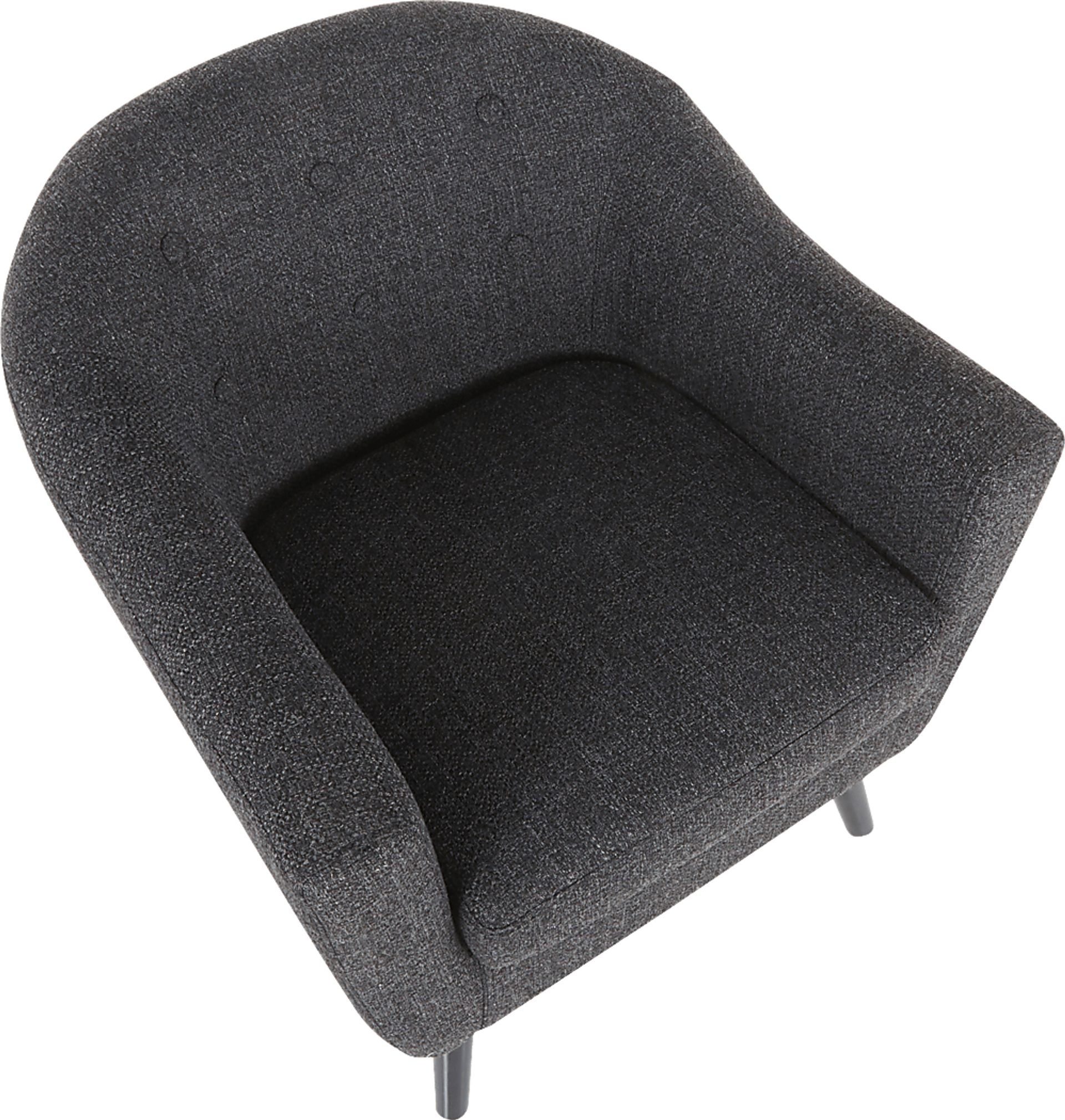 Hollylock Black Accent Chair - Image 6