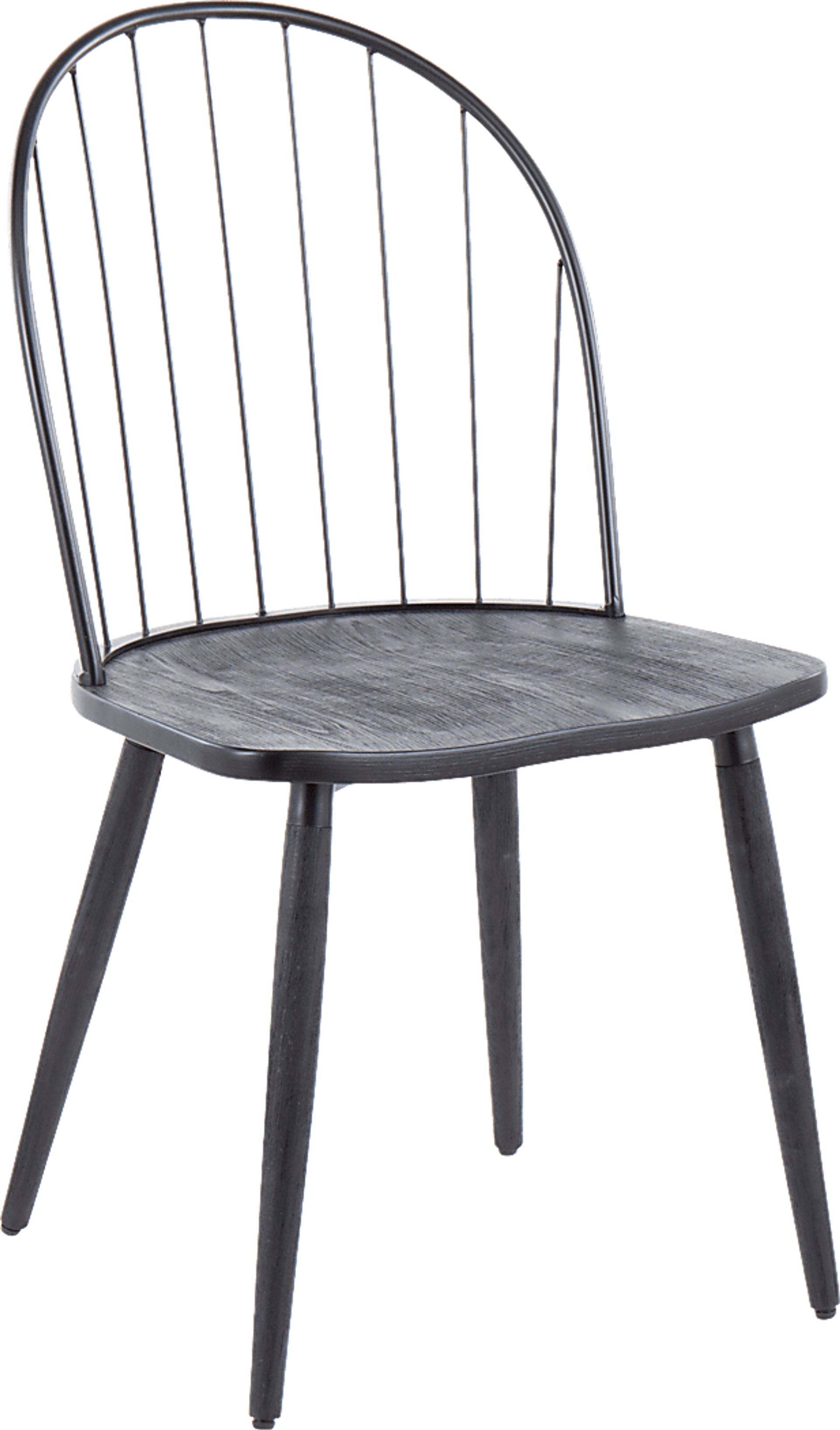 Hollyridge Black Side Chair, Set of 2 - Image 2