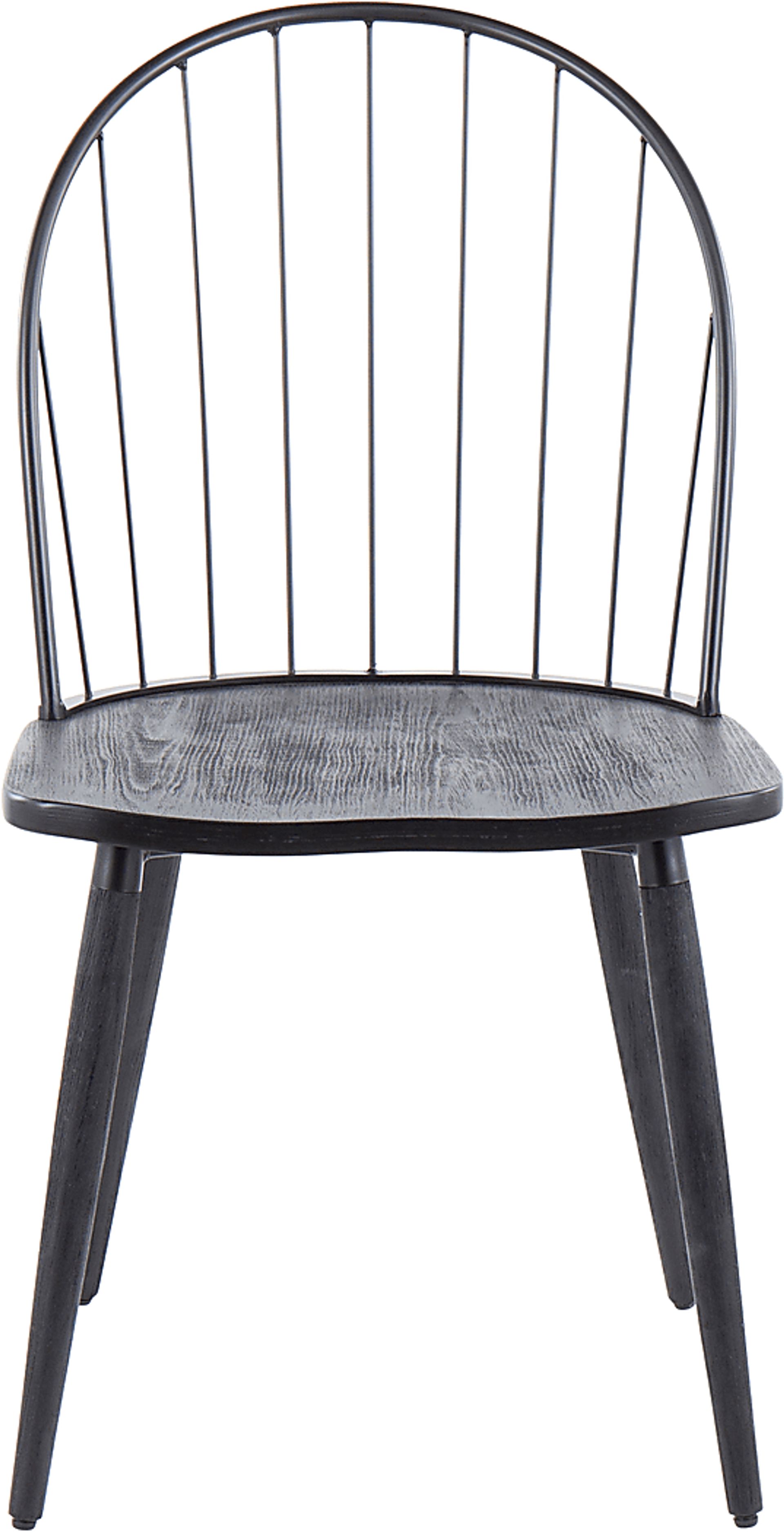 Hollyridge Black Side Chair, Set of 2 - Image 5