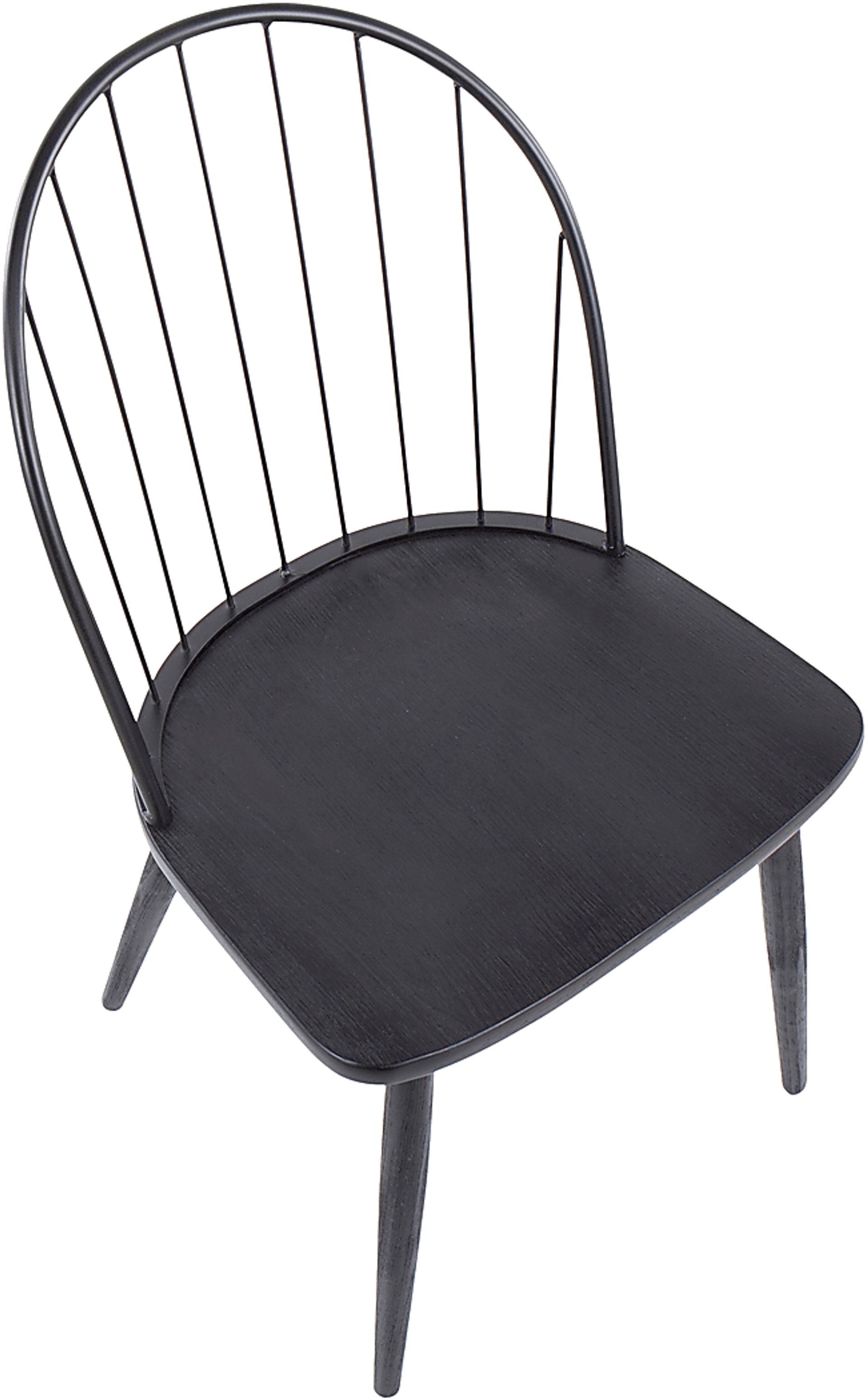 Hollyridge Black Side Chair, Set of 2 - Image 6