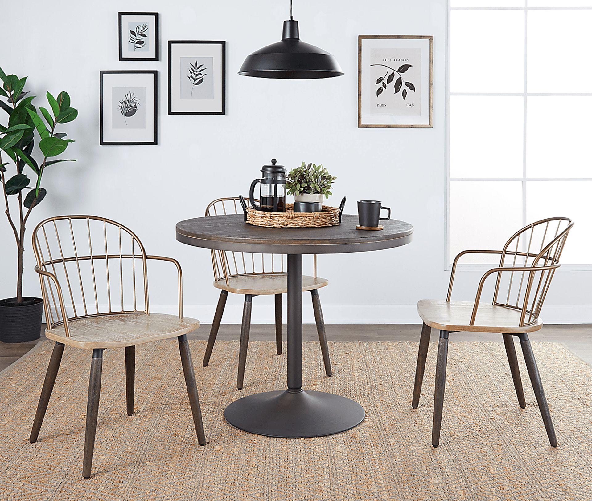 Hollyridge Brown Arm Chair, Set of 2 - Image 2