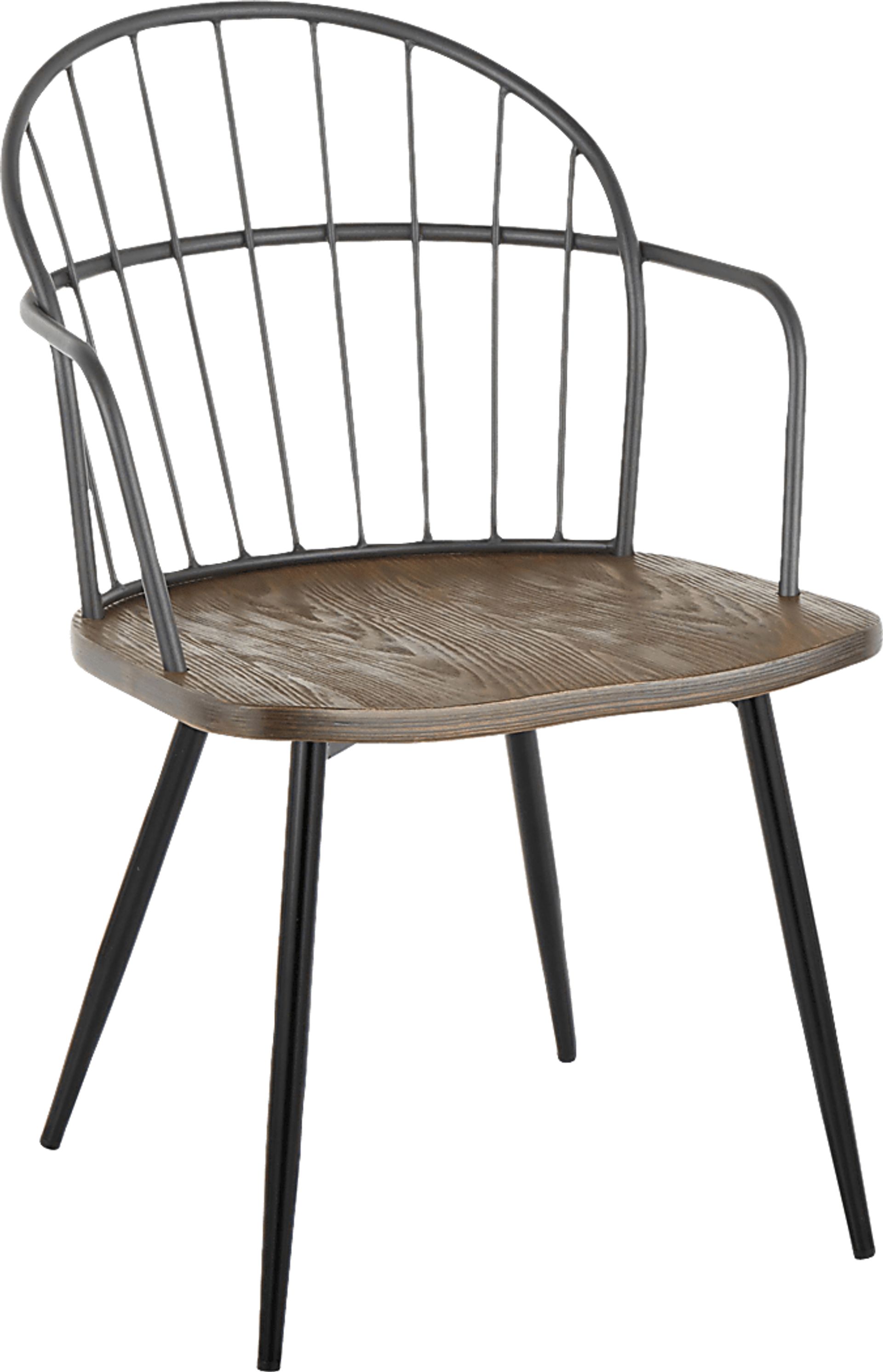 Hollyridge Walnut Arm Chair, Set of 2 - Image 7