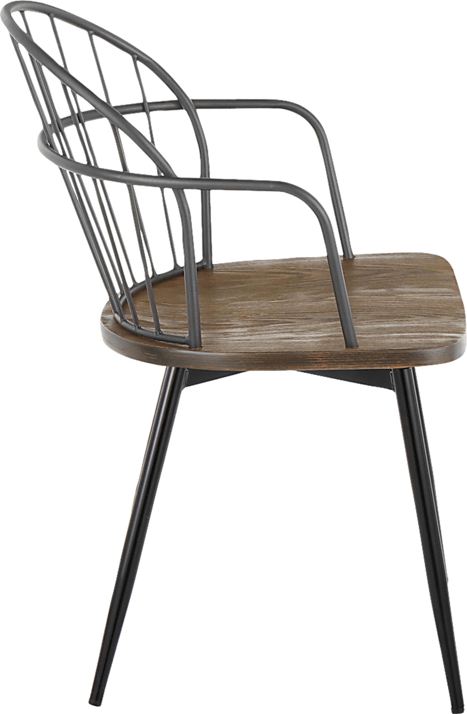 Hollyridge Walnut Arm Chair, Set of 2 - Image 8