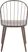 Hollyridge Walnut Side Chair, Set of 2
