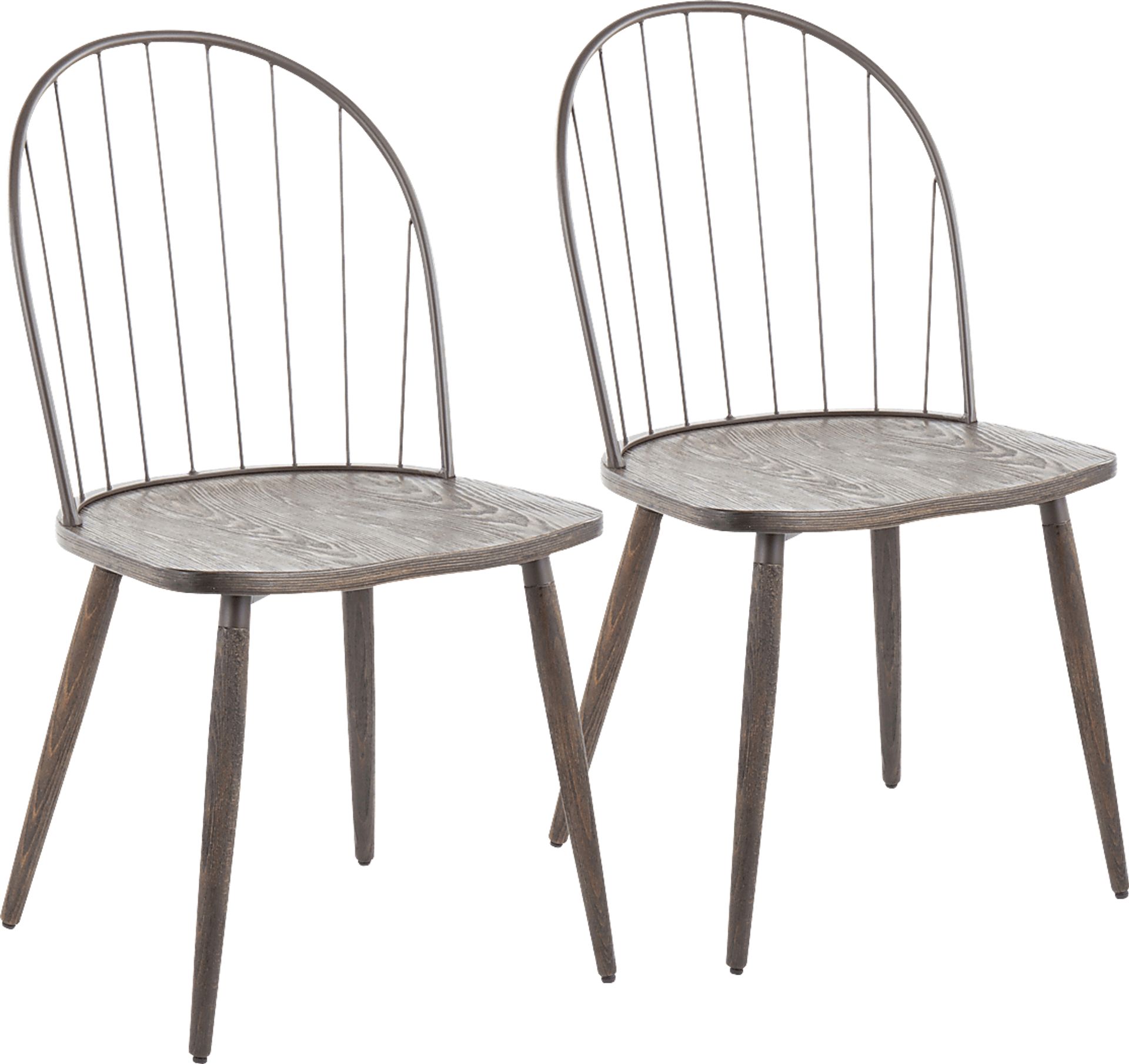 Hollyridge Walnut Side Chair, Set of 2 - Image 1