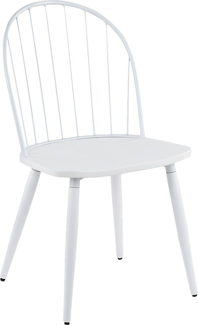Hollyridge White Side Chair, Set of 2 - Thumbnail - Image 2
