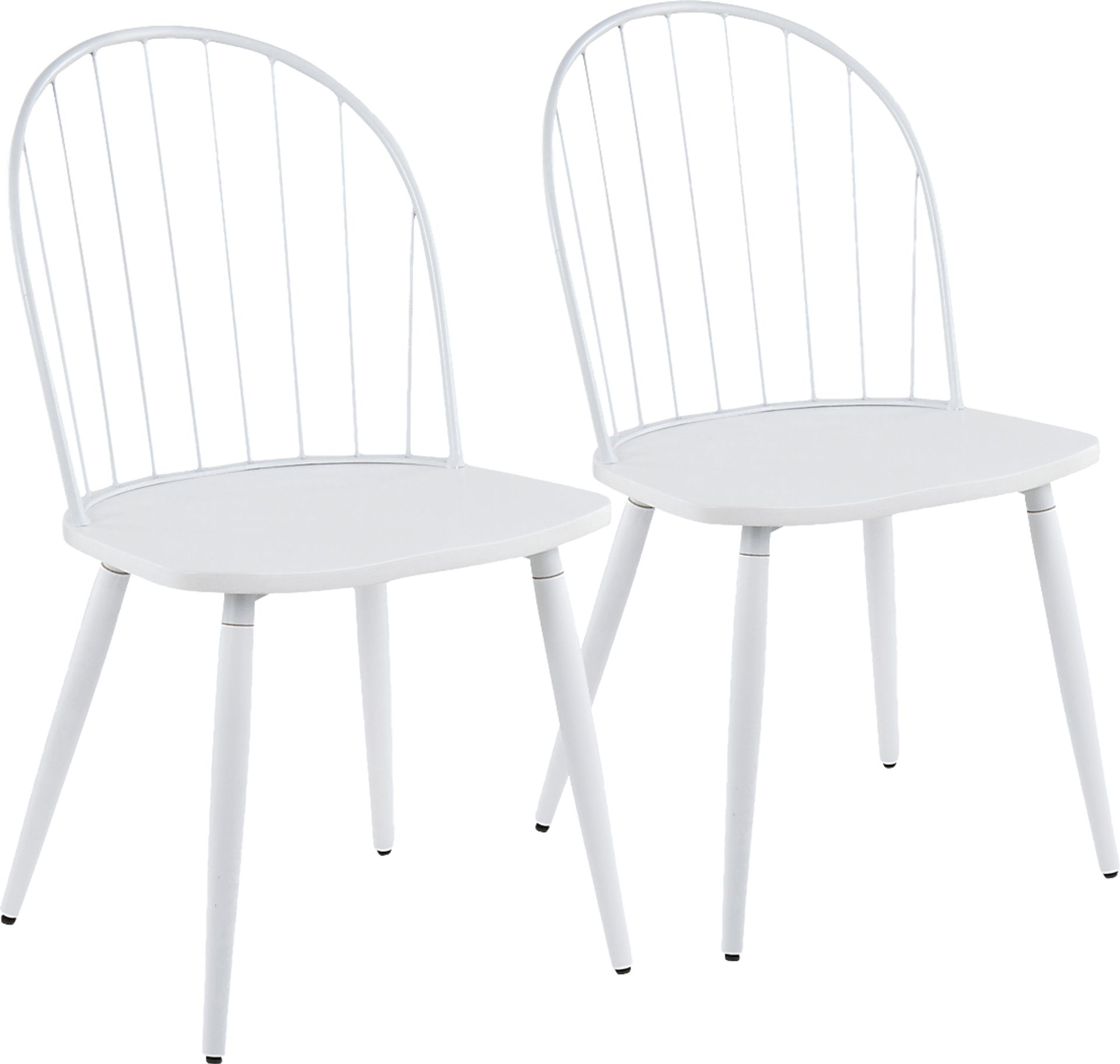Hollyridge White Side Chair, Set of 2 - Image 1
