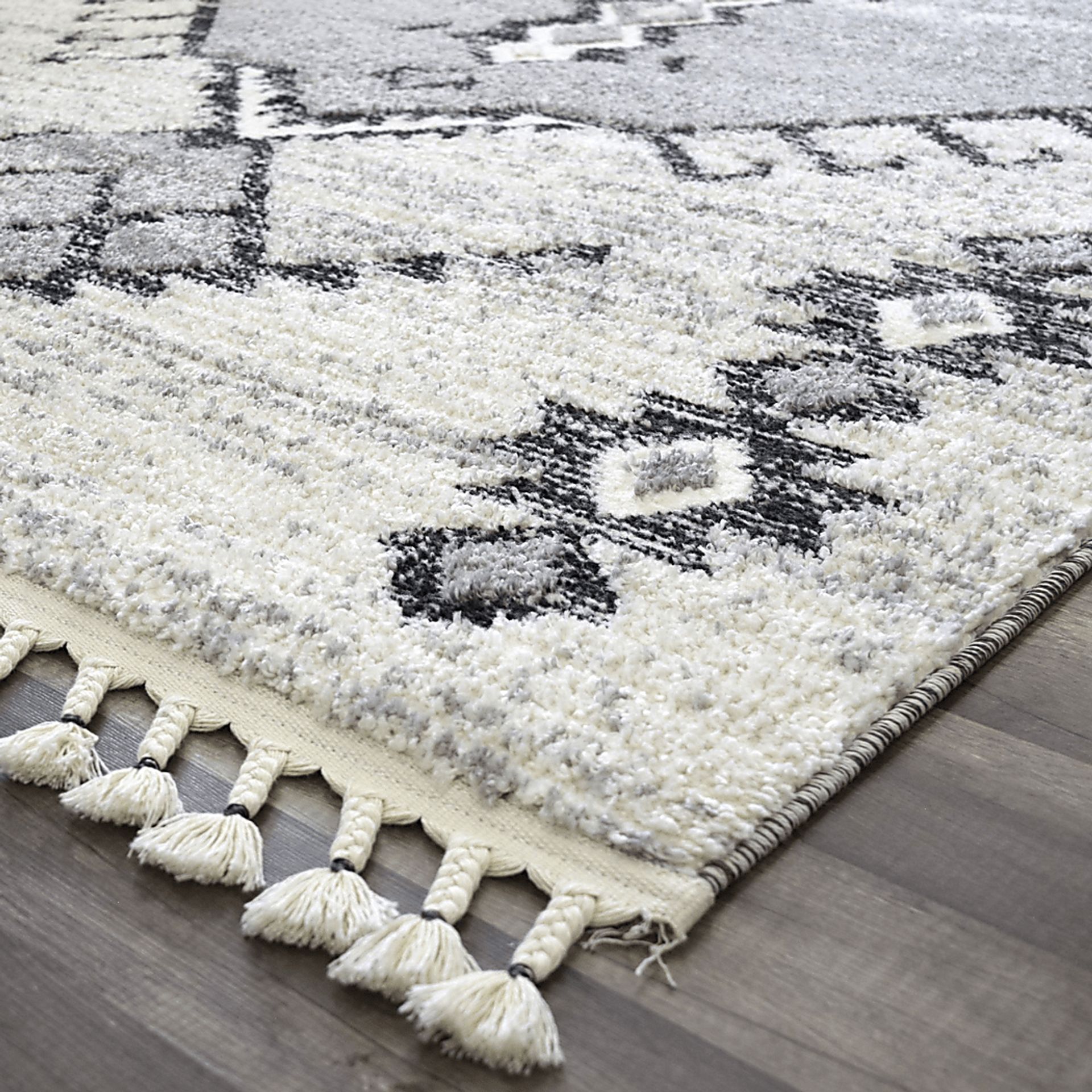 Holmas White/Black 8'3 x 10' Rug - Image 4