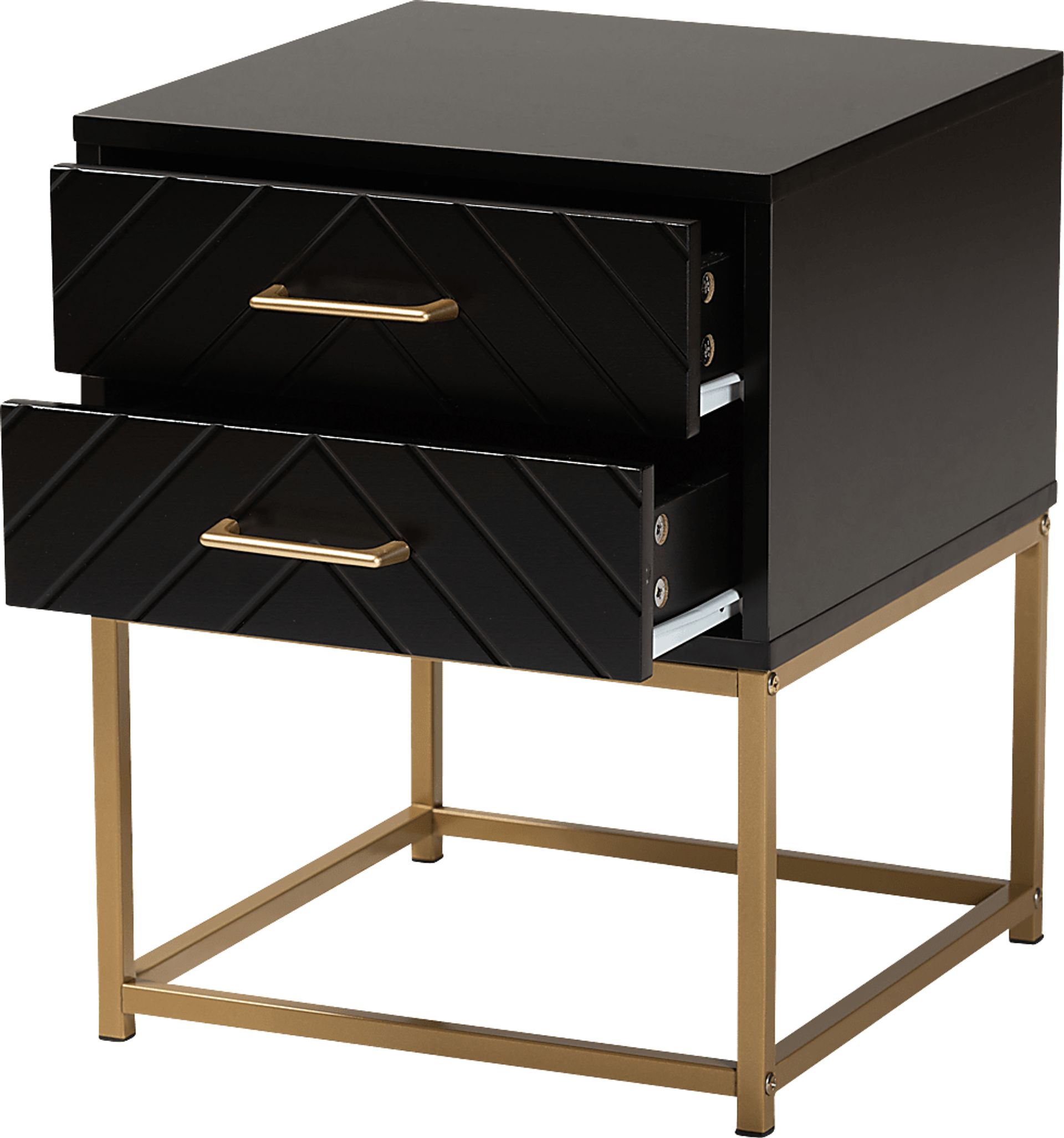 Holmgren Black Nightstand - Image 4