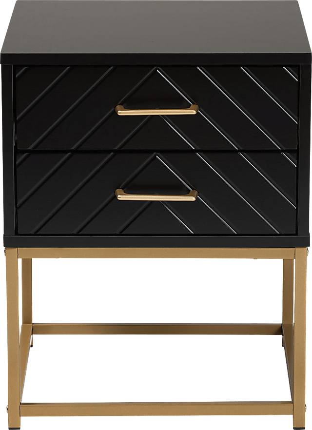 Holmgren Black Nightstand - Thumbnail - Image 5