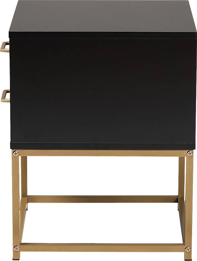 Holmgren Black Nightstand - Thumbnail - Image 6