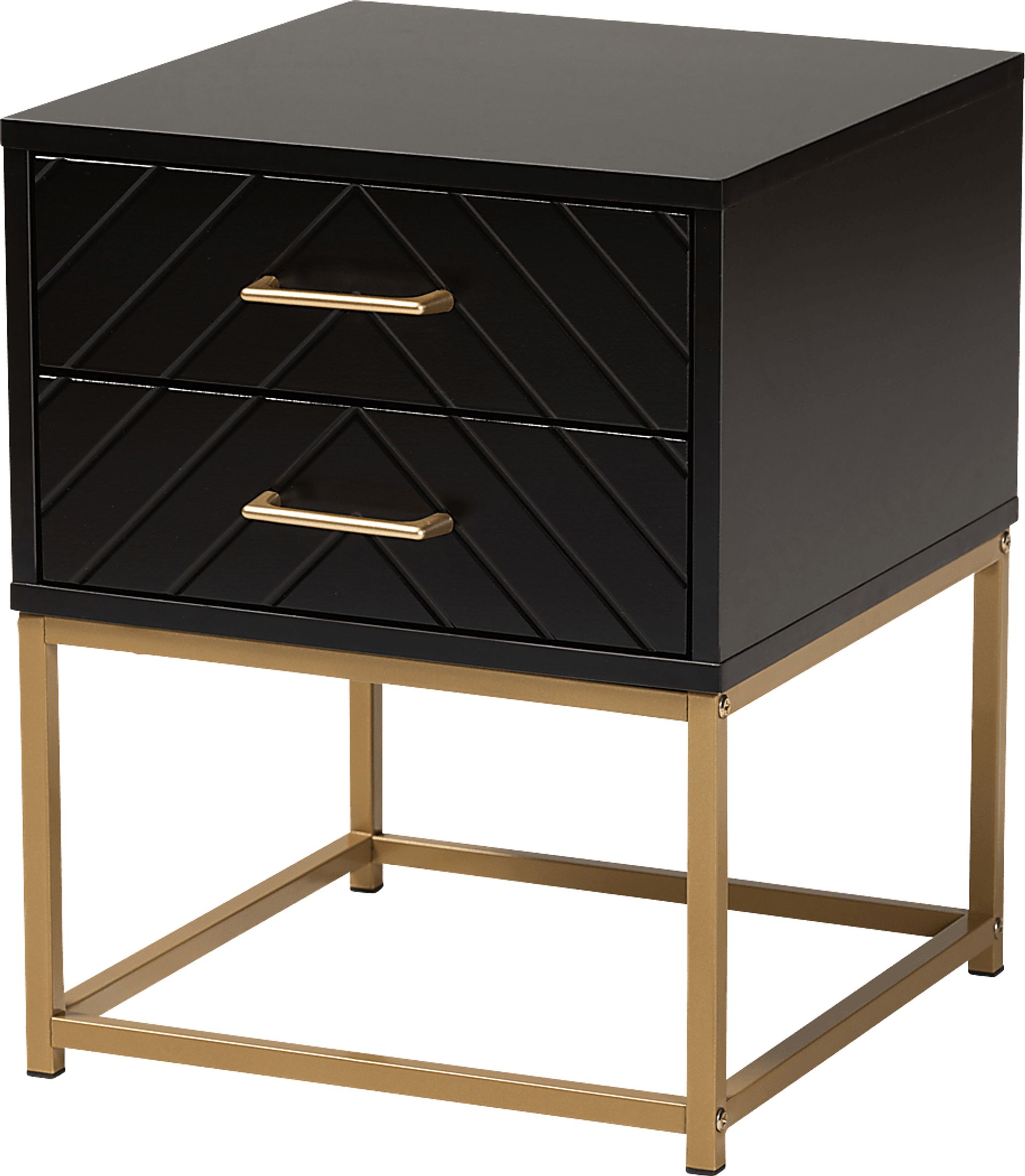 Holmgren Black Nightstand - Image 1