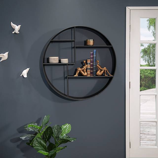 Holtzclaw Black Wall Shelf - Thumbnail - Image 2