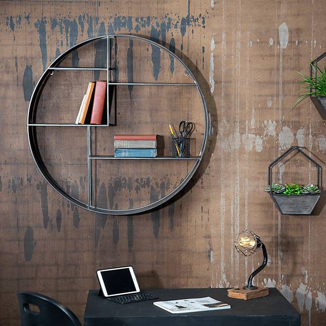Holtzclaw Black Wall Shelf - Thumbnail - Image 3