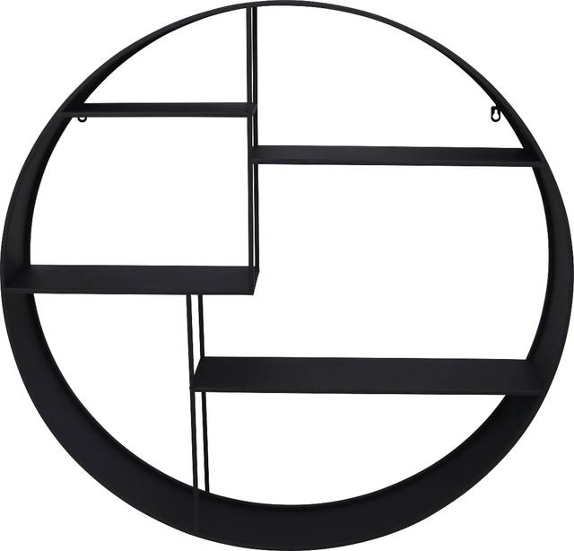Holtzclaw Black Wall Shelf - Thumbnail - Image 1