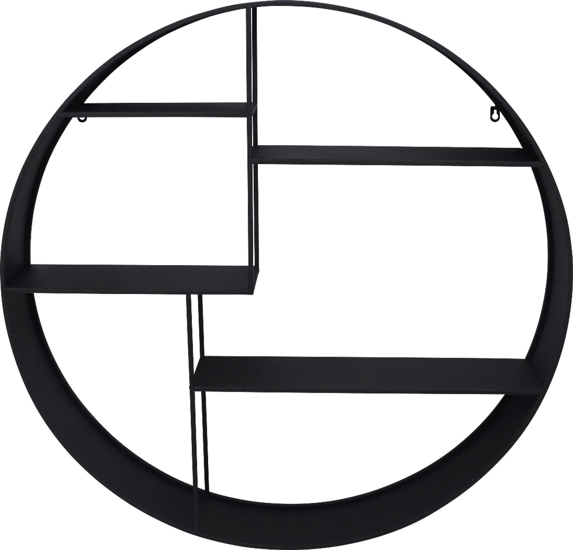 Holtzclaw Black Wall Shelf - Image 1