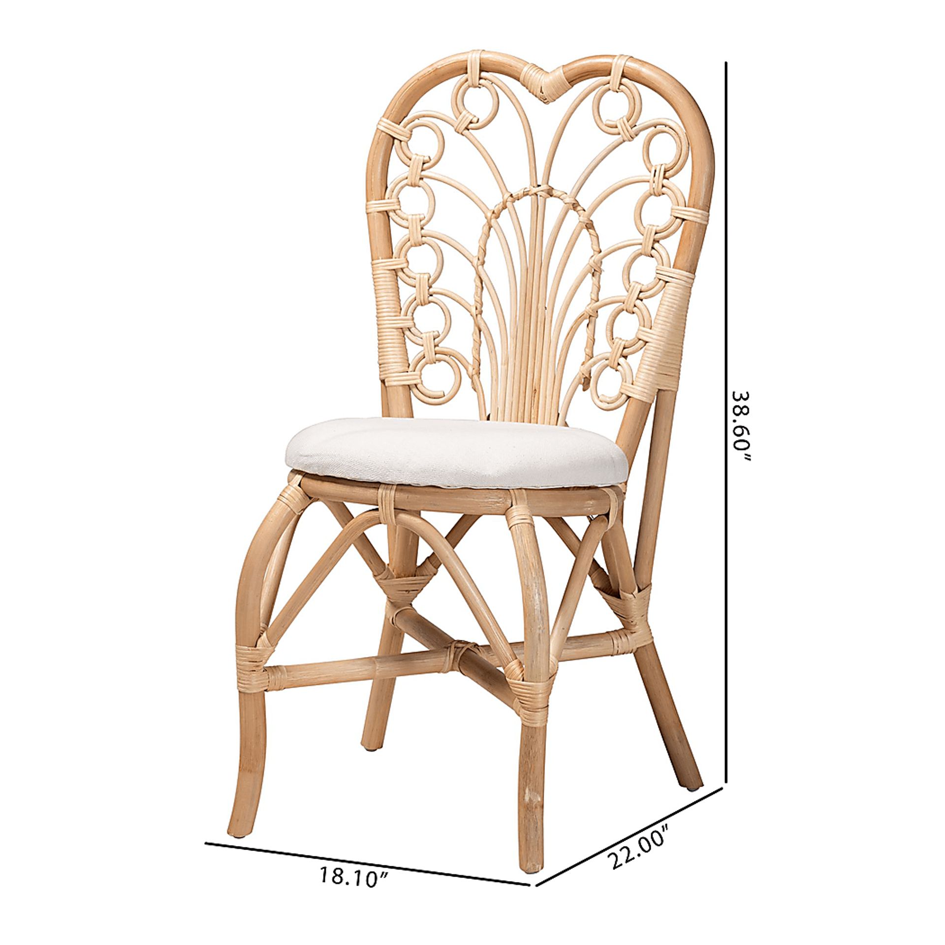 Holworthy Natural Dining Chair - Image 9