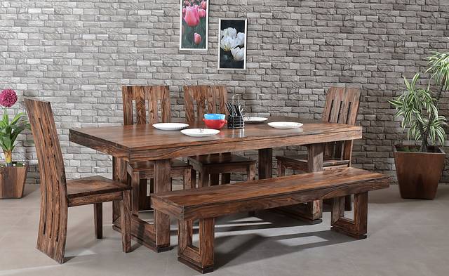 Holwyn Brown Dining Table - Thumbnail - Image 6