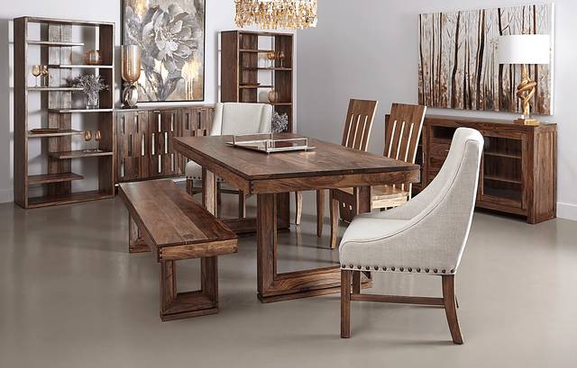 Holwyn Brown Dining Table - Thumbnail - Image 8