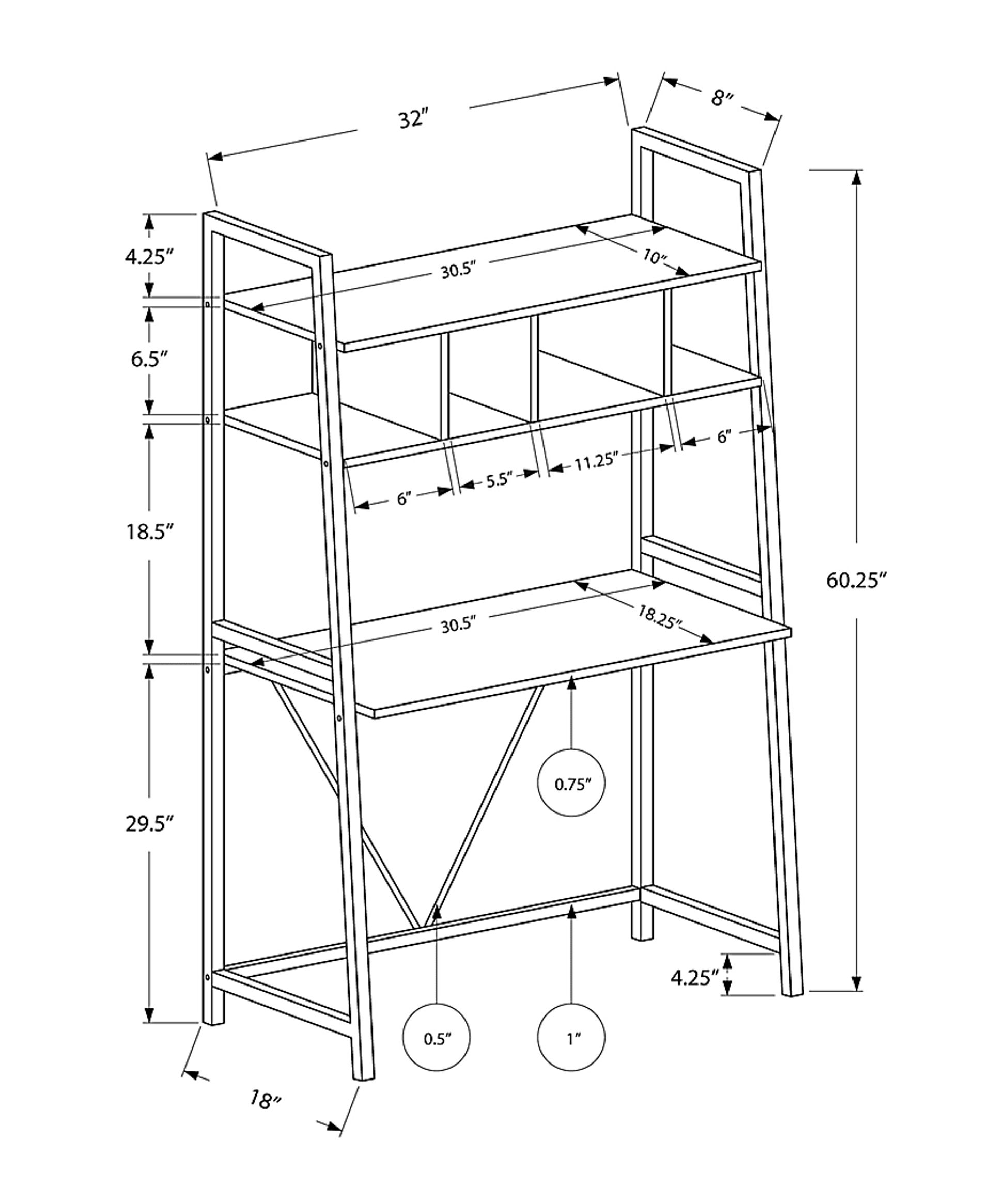 Holyboro White Desk - Image 4