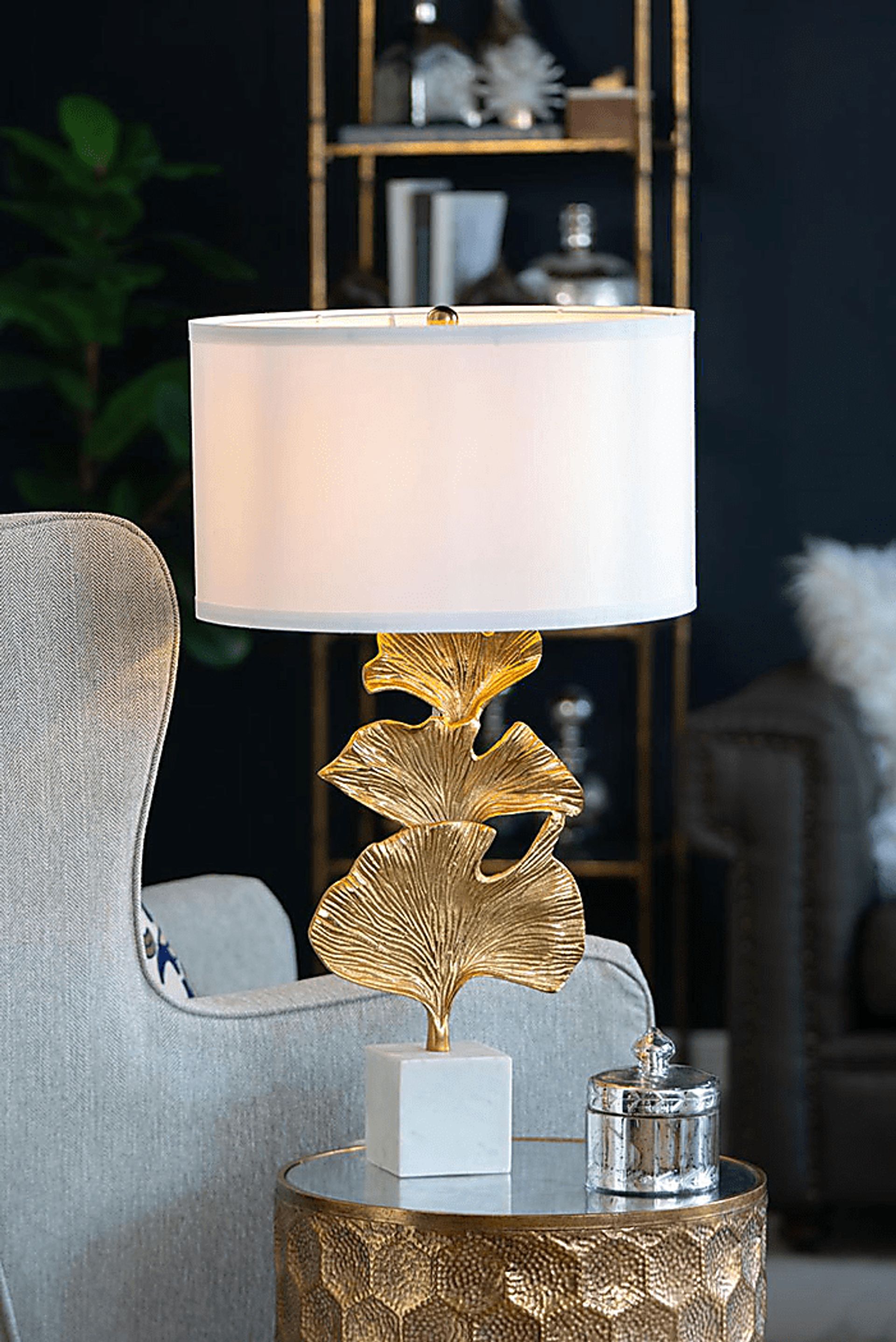 Holyoke Road Gold Lamp - Image 2