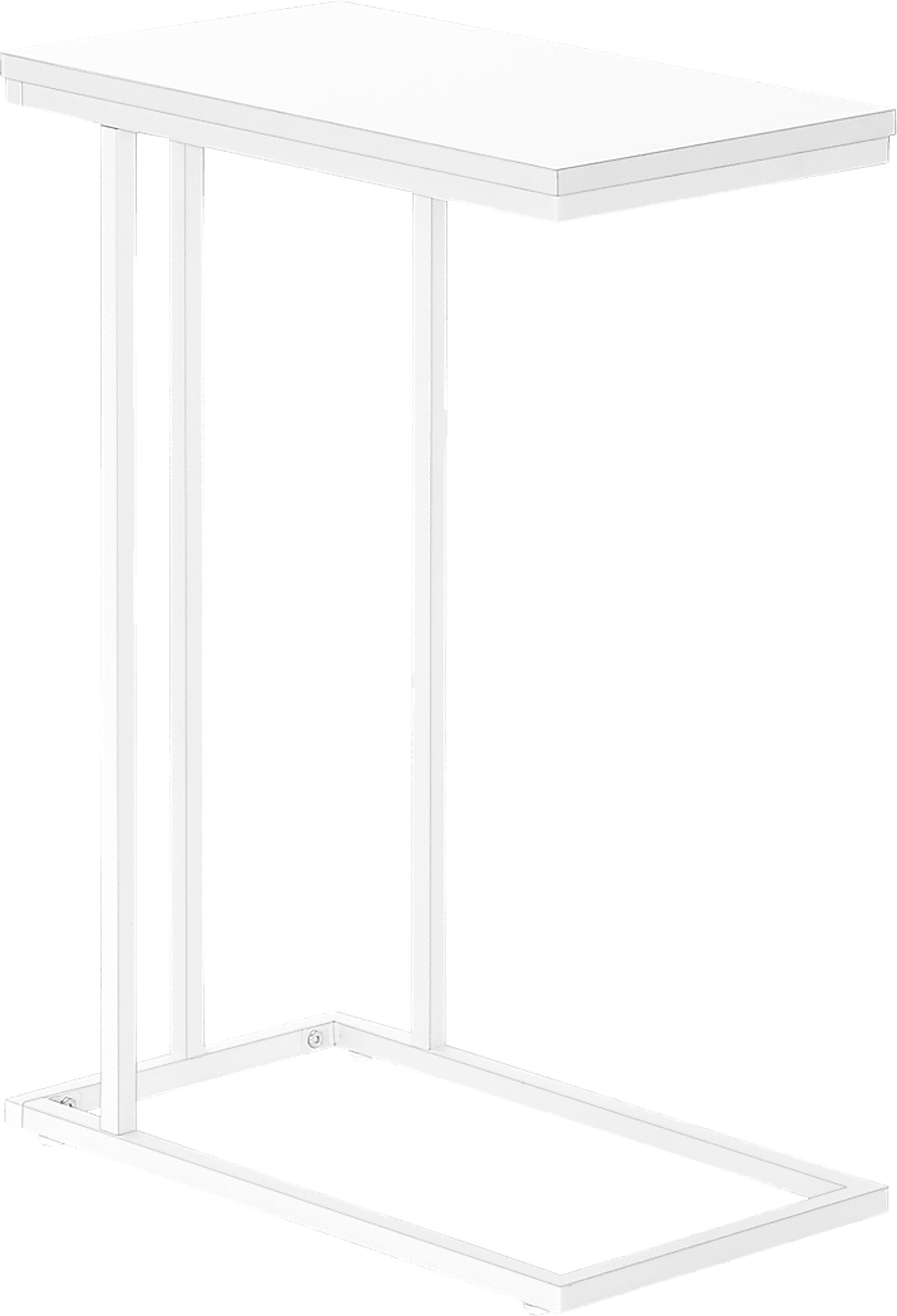 Homeacres White End Table - Image 1
