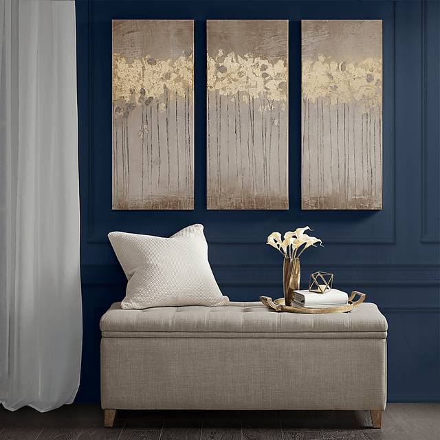 Homsy Taupe Artwork, Set of 3 - Thumbnail - Image 4