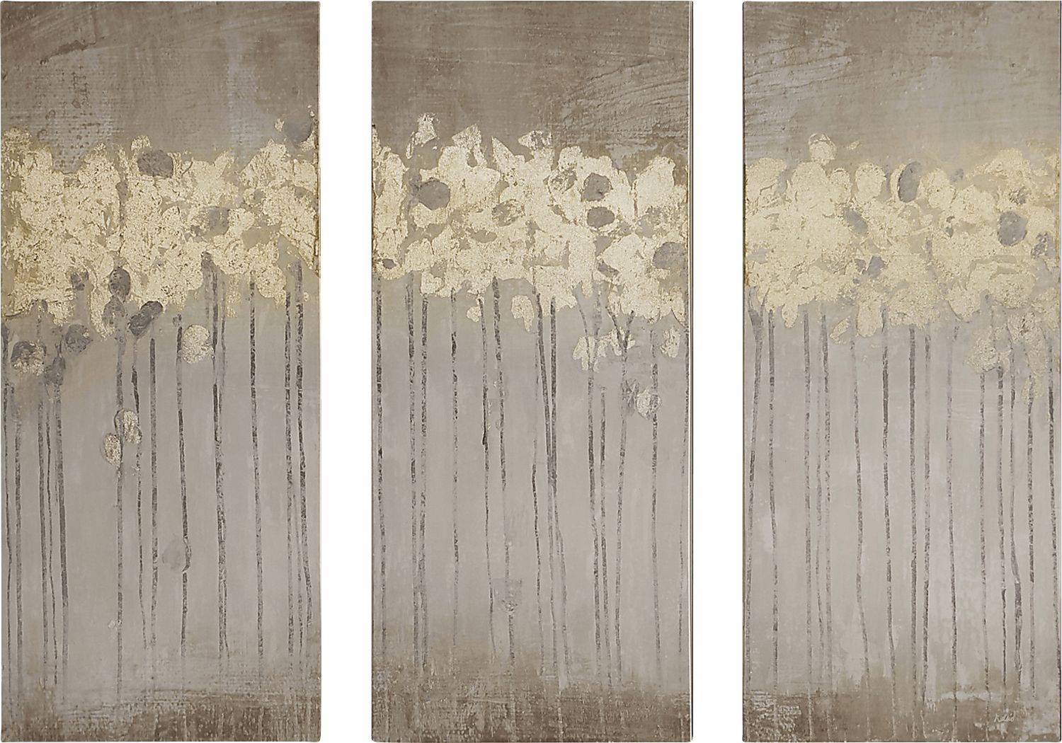 Homsy Taupe Artwork, Set of 3