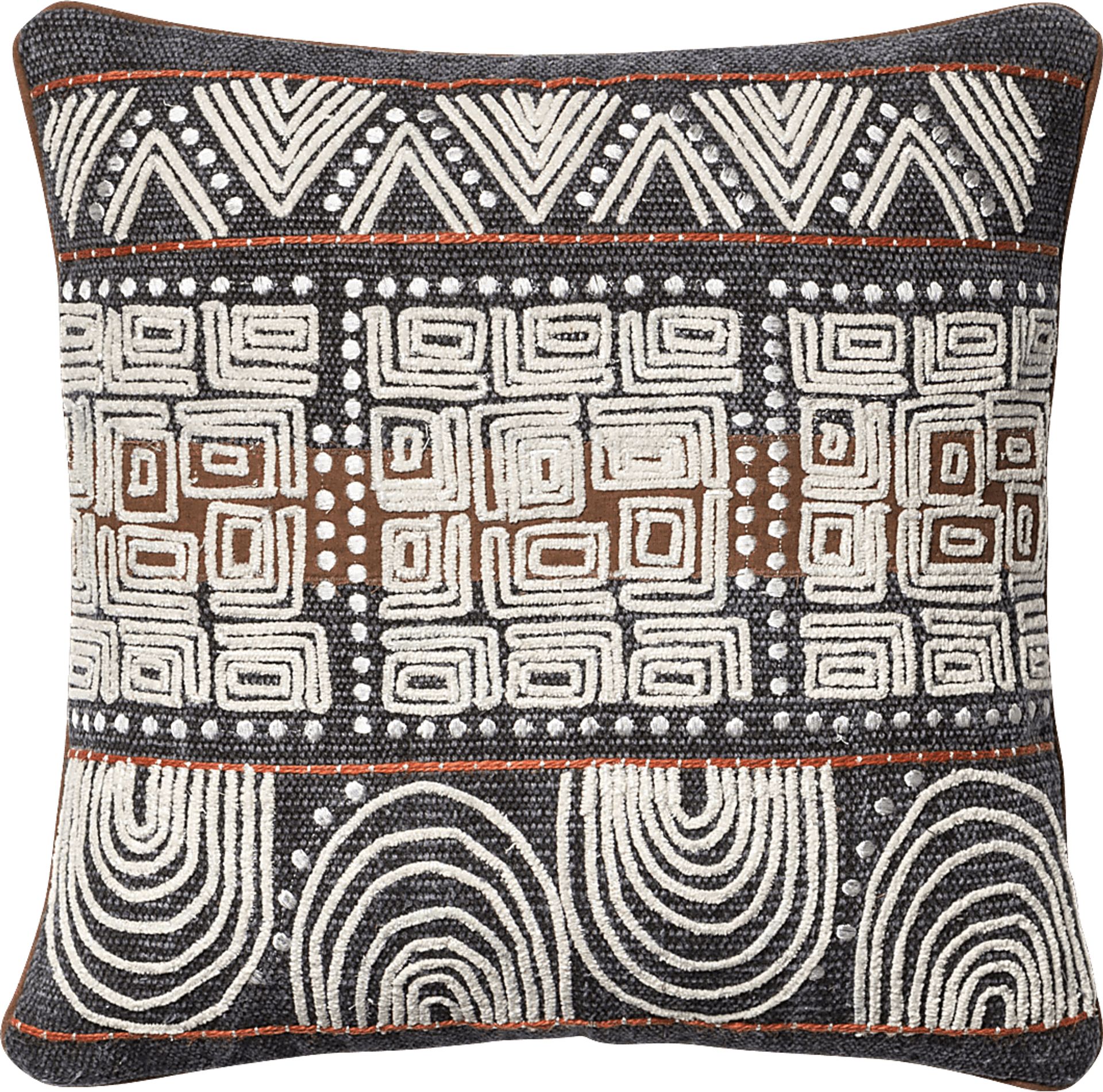 Honduras Blue Accent Pillow - Image 1