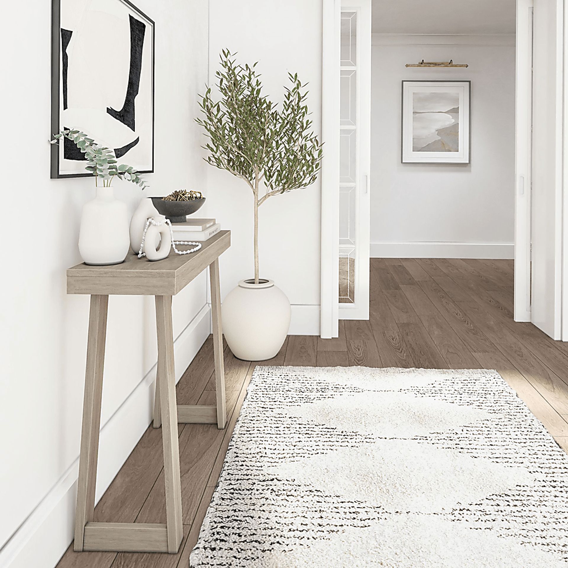 Honela Beige Console Table - Image 3