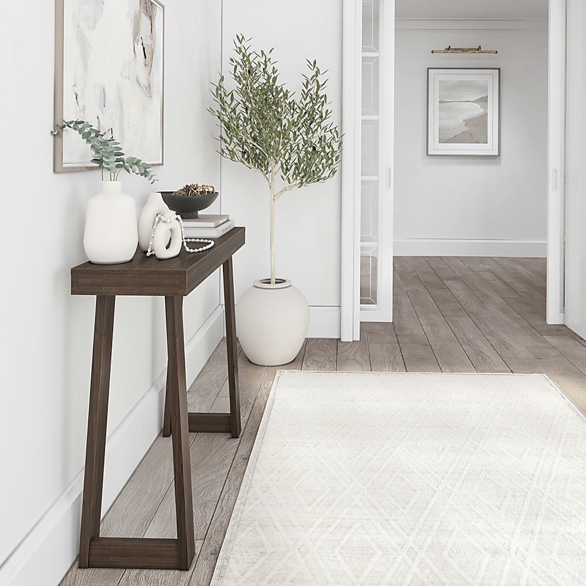 Honela Walnut Console Table - Image 3