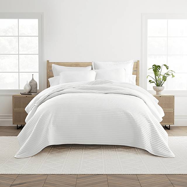 Honeybell White 2 Pc Twin Quilt Set - Thumbnail - Image 1