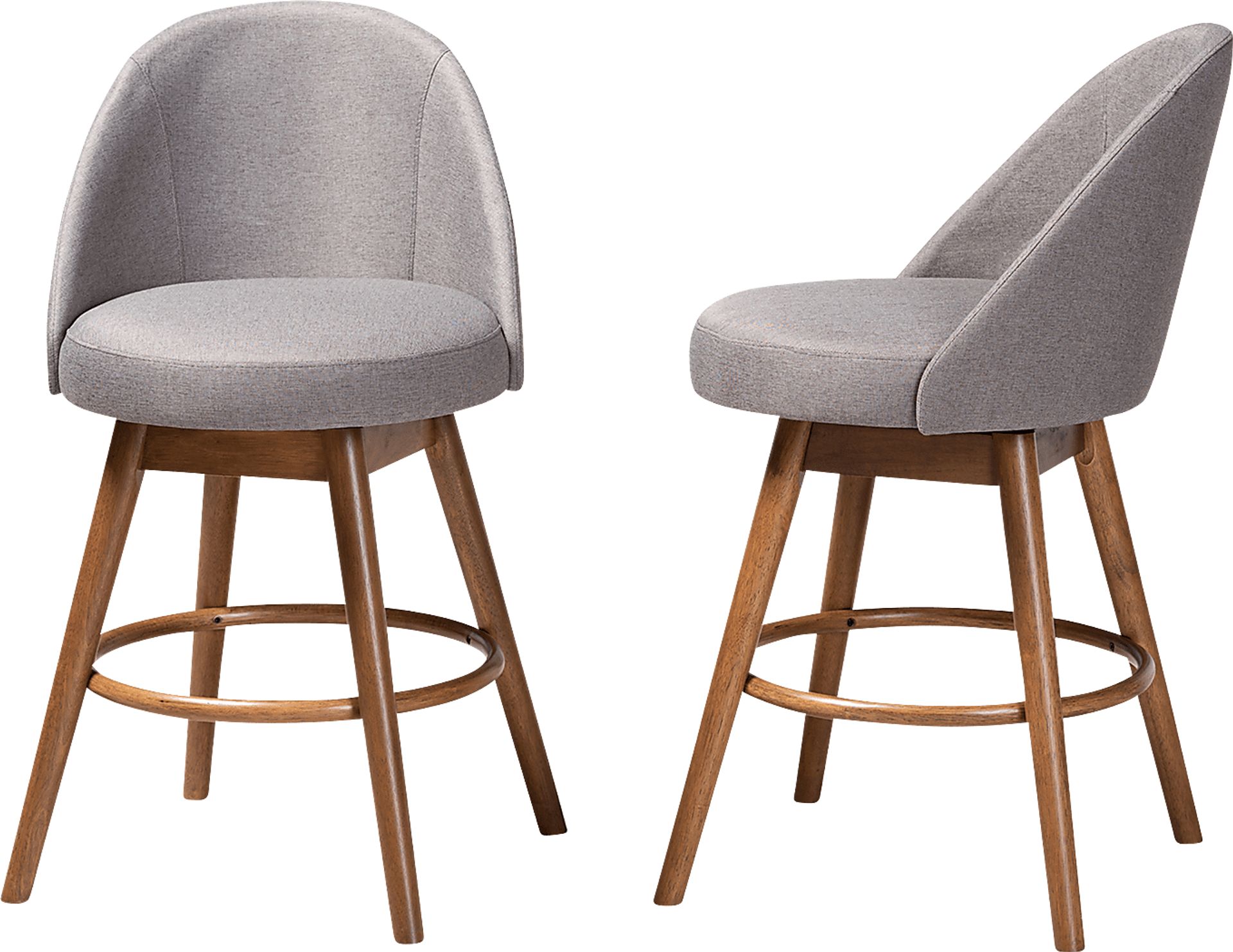 Honeybridge Gray Counter Height Stool, Set of 2 - Image 5