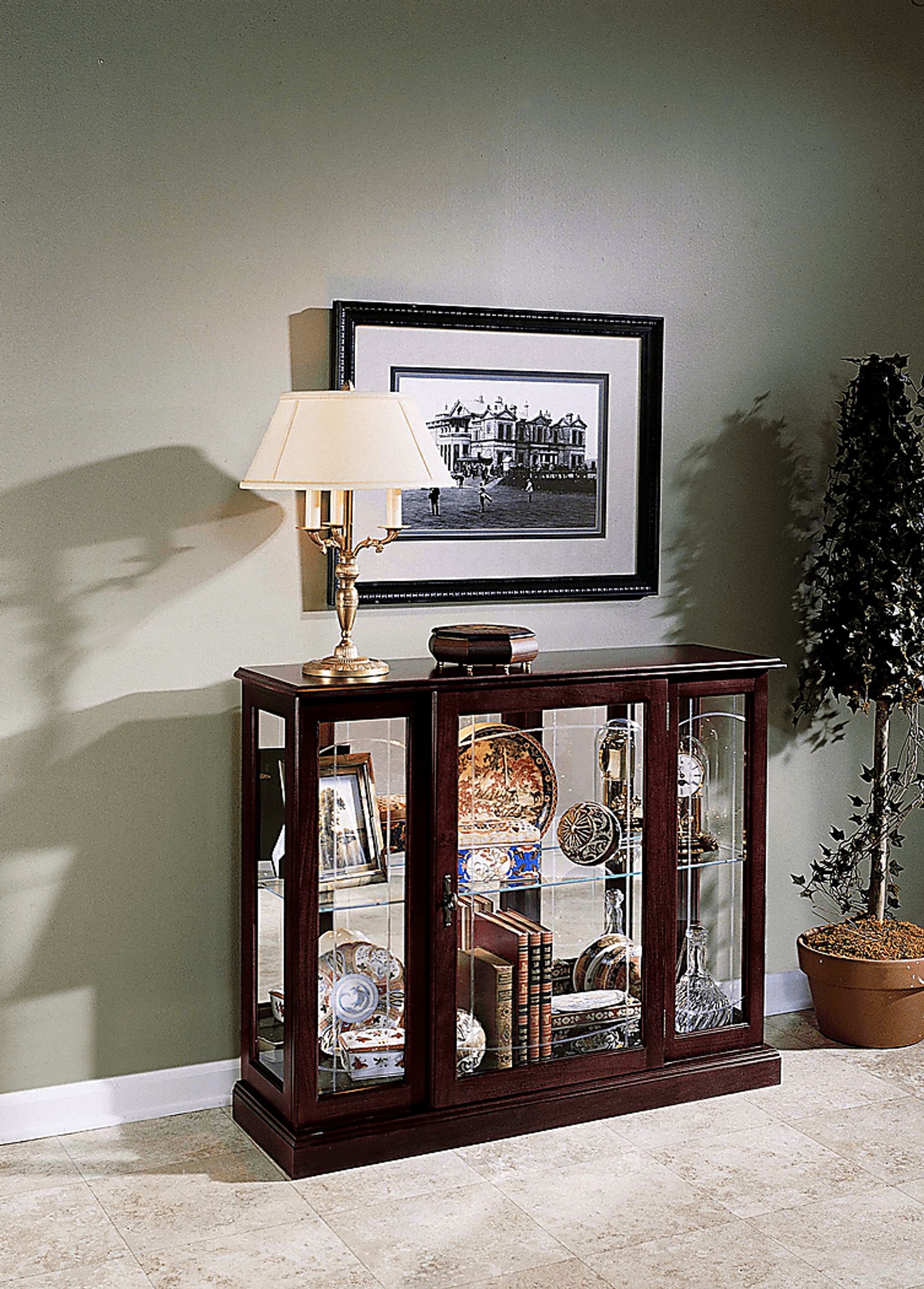 Honeyex Brown Display Cabinet - Image 2