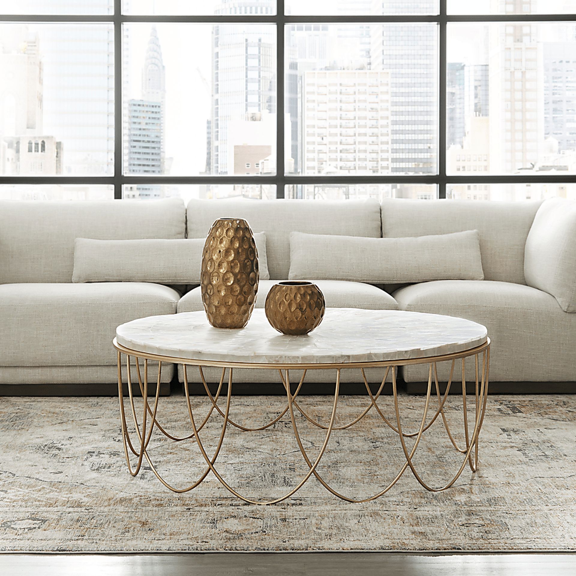 Honeyland Gold Cocktail Table - Image 2