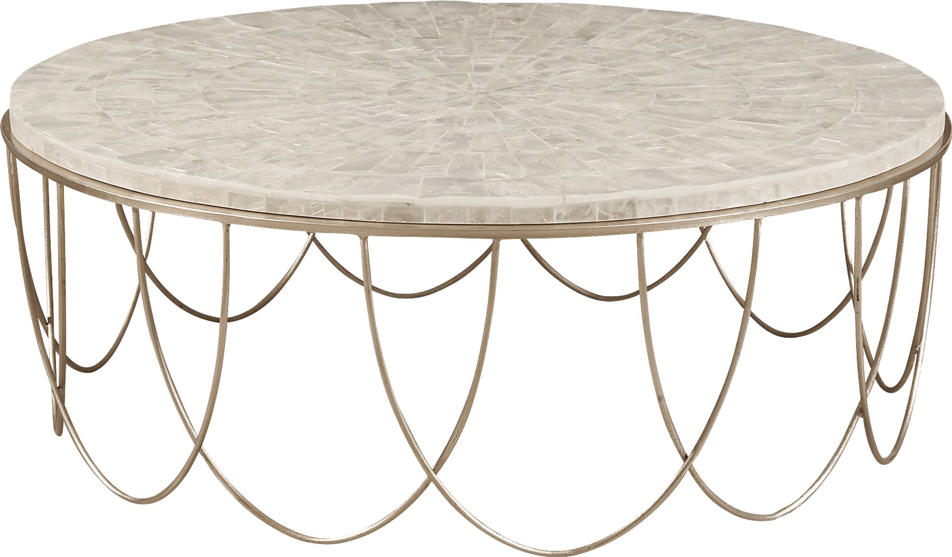 Honeyland Gold Cocktail Table - Image 1