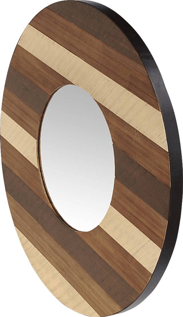 Honeyleaze Brown Mirror - Thumbnail - Image 2
