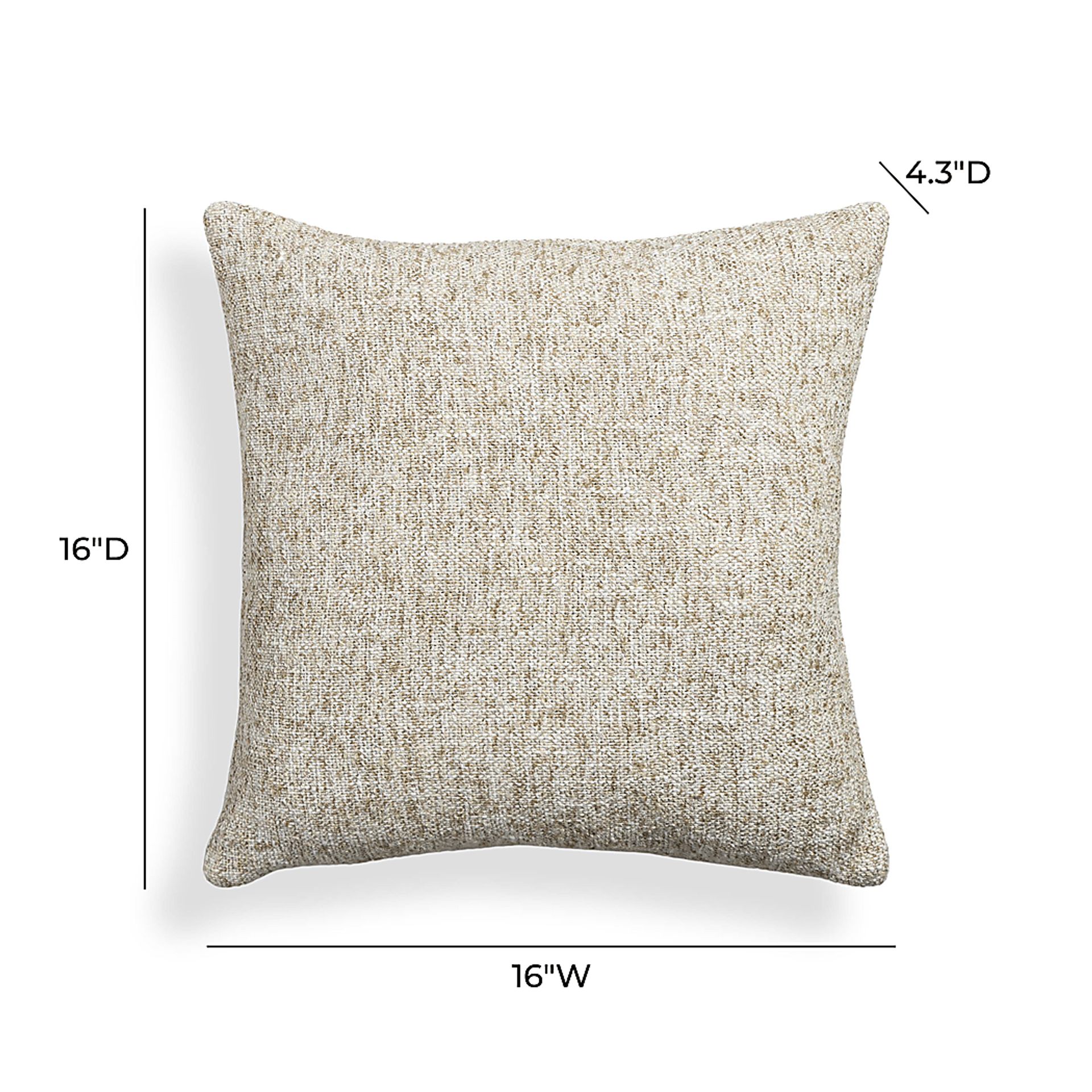 Honeynite Beige 16 in. Accent Pillow - Image 3