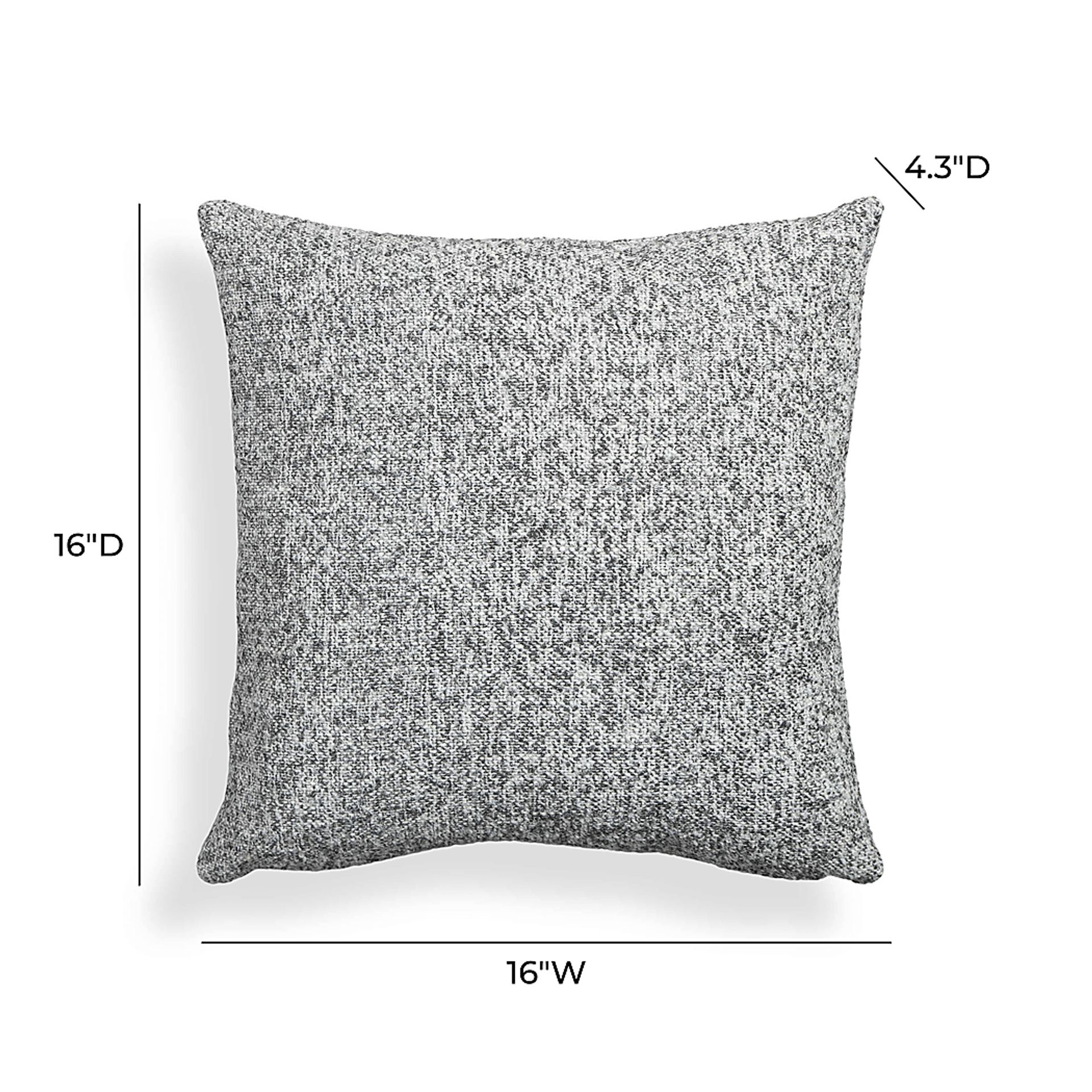 Honeynite Gray 16 in. Accent Pillow - Image 3