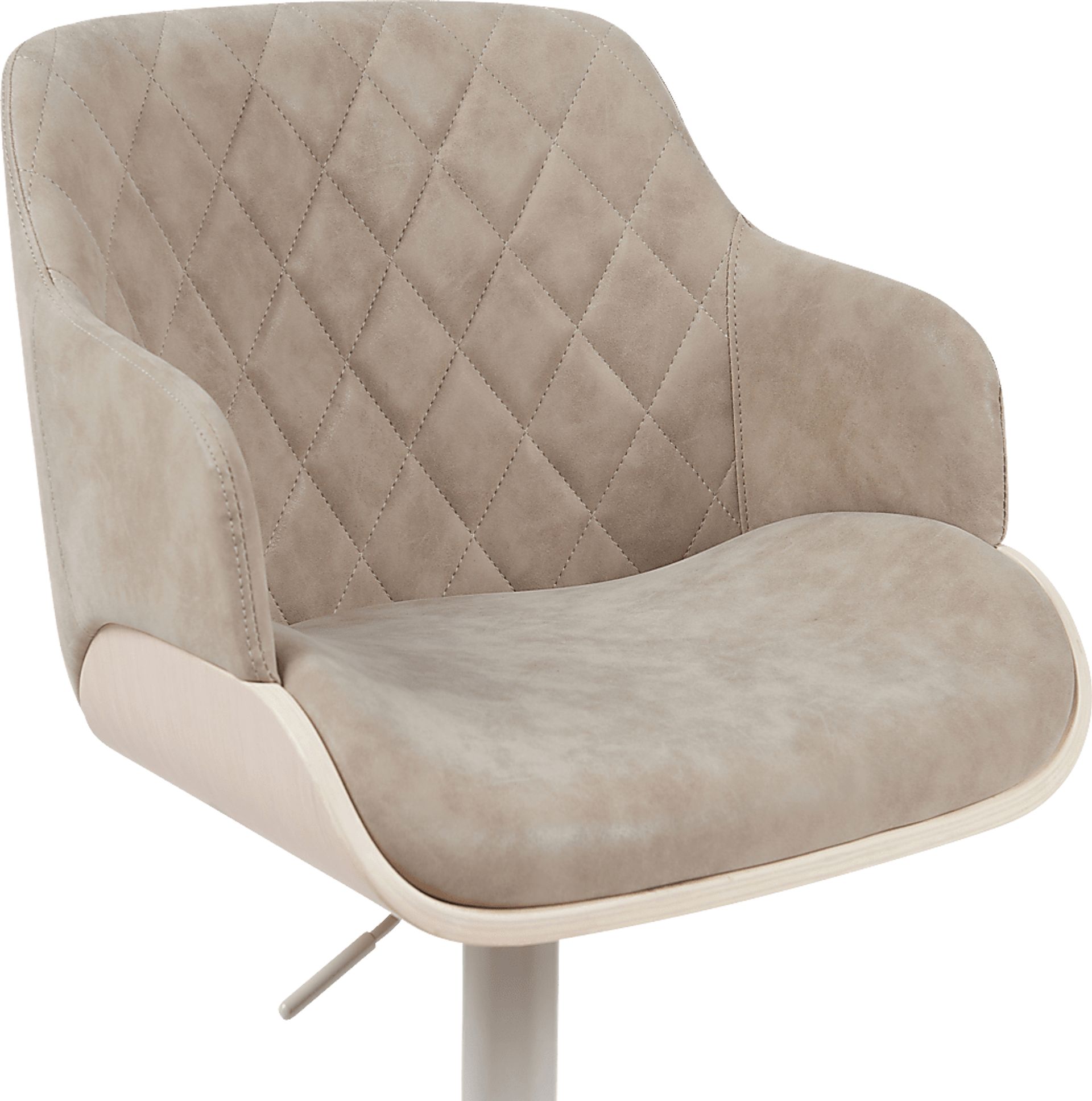 Honeypoint Taupe Barstool - Image 3