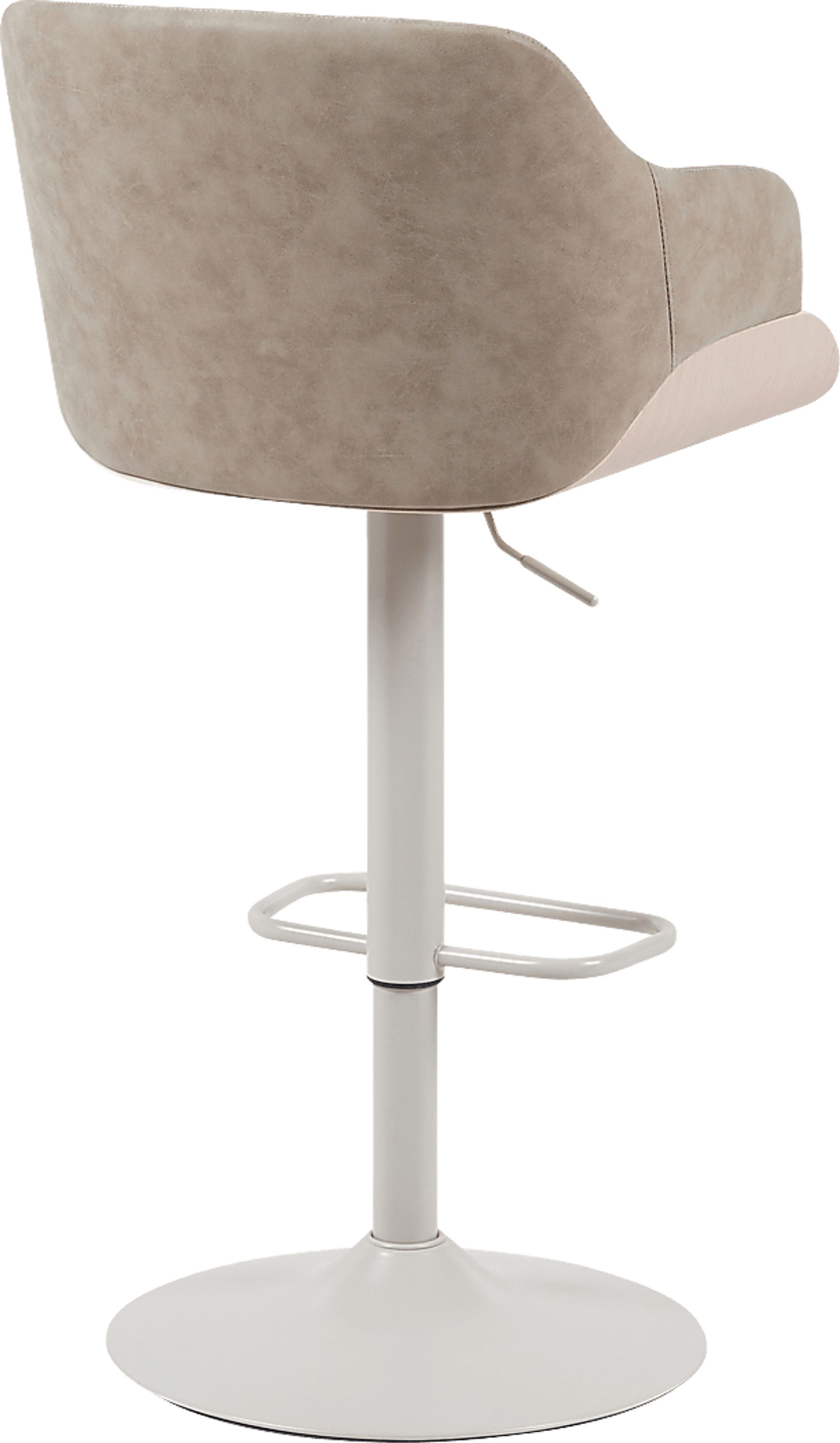Honeypoint Taupe Barstool - Image 6